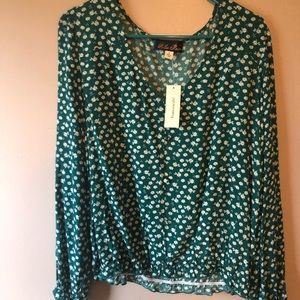 Green blouse from Francesca’s